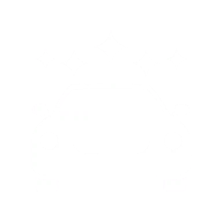 ikona błyszczącego auta
